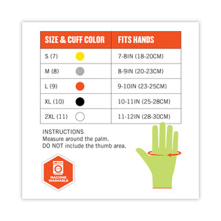 ProFlex 7040 ANSI A4 CR Food Grade Gloves, Lime, Large, 144 Pairs, Ships in 1-3 Business Days