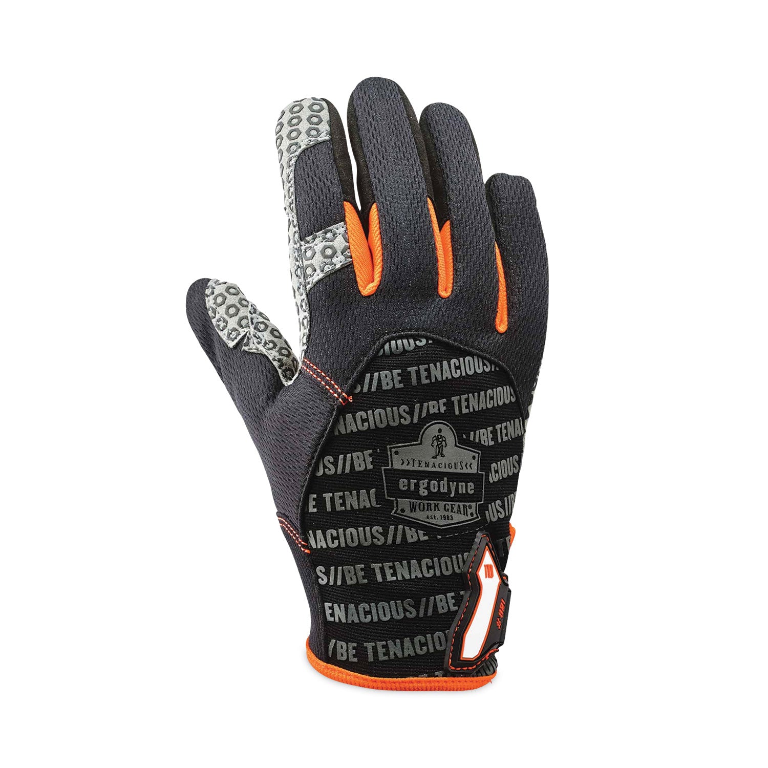ProFlex 821 Smooth Surface Handling Gloves, Black, Large, Pair, Ships in 1-3 Business Days