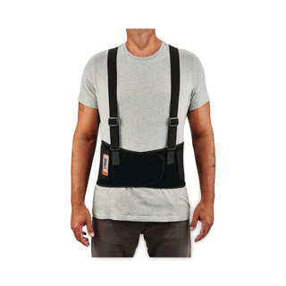 ProFlex 1650 Economy Elastic Back Support Brace, 3X-Large, 46" to 52" Waist, Black, Ships in 1-3 Business Days