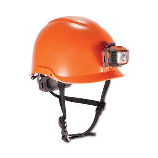 skullerz-8974led-class-e-safety-helmet-w-8981-universal-led-headlamp-6-pt-ratchet-susp-orange-ships-in-1-3-business-days_ego60213 - 1