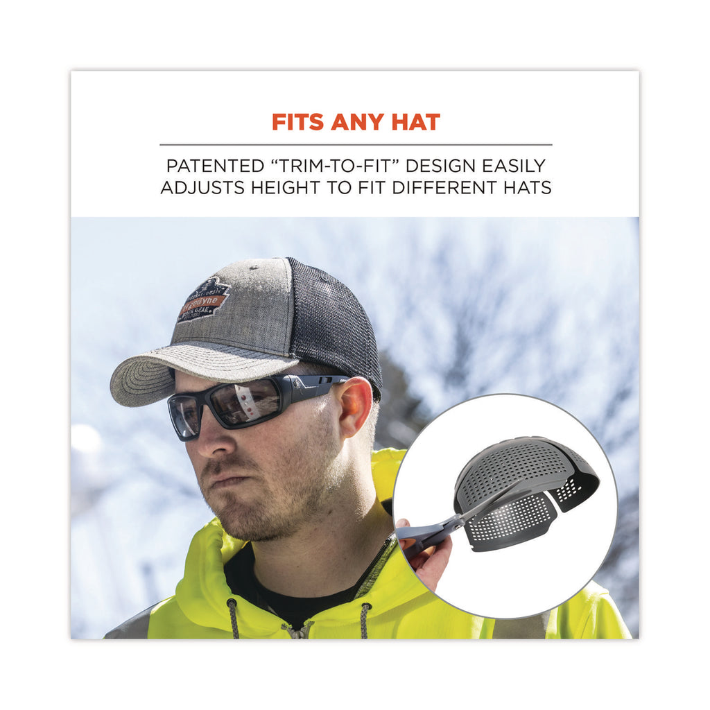 Skullerz 8945F(x) Universal Bump Cap Insert - Extra Venting, Charcoal, Ships in 1-3 Business Days