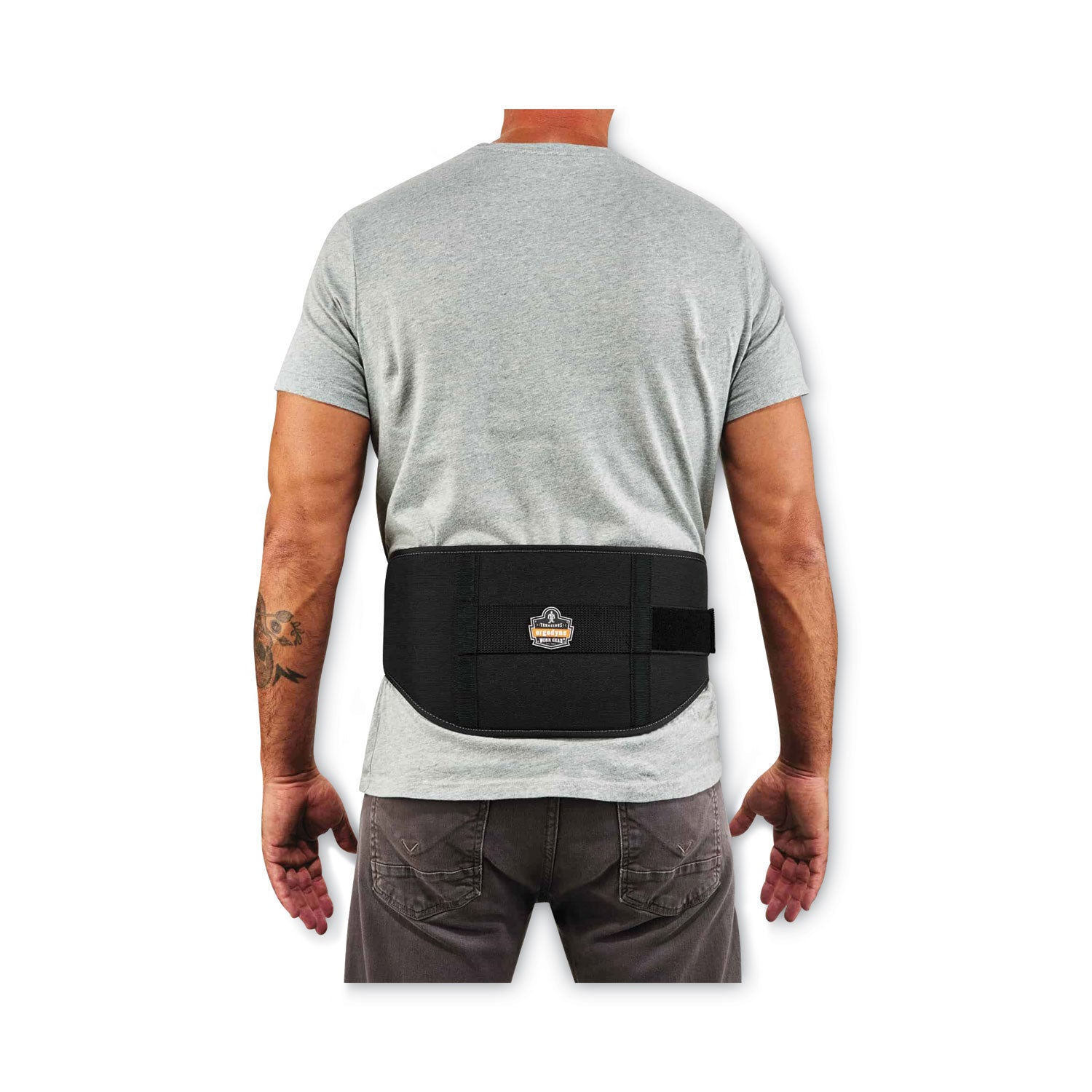 ProFlex 1500 Weight Lifters Style Back Support Belt, Large, 34" to 38" Waist, Black, Ships in 1-3 Business Days