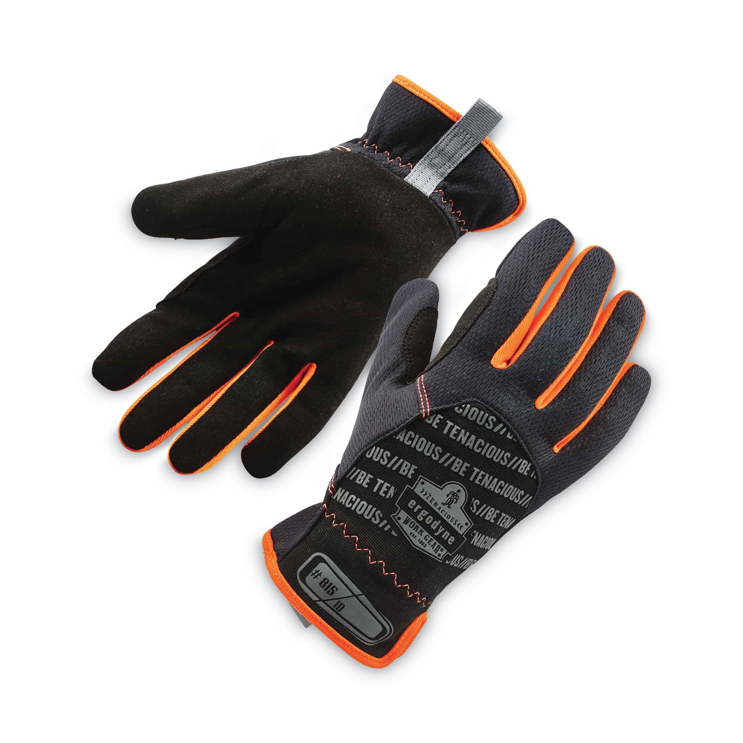 ProFlex 815 QuickCuff Mechanics Gloves, Black, Medium, Pair, Ships in 1-3 Business Days - 1