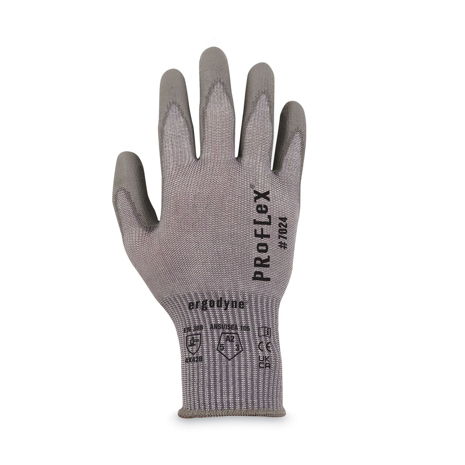 proflex-7024-ansi-a2-pu-coated-cr-gloves-gray-small-12-pairs-pack-ships-in-1-3-business-days_ego10392 - 7