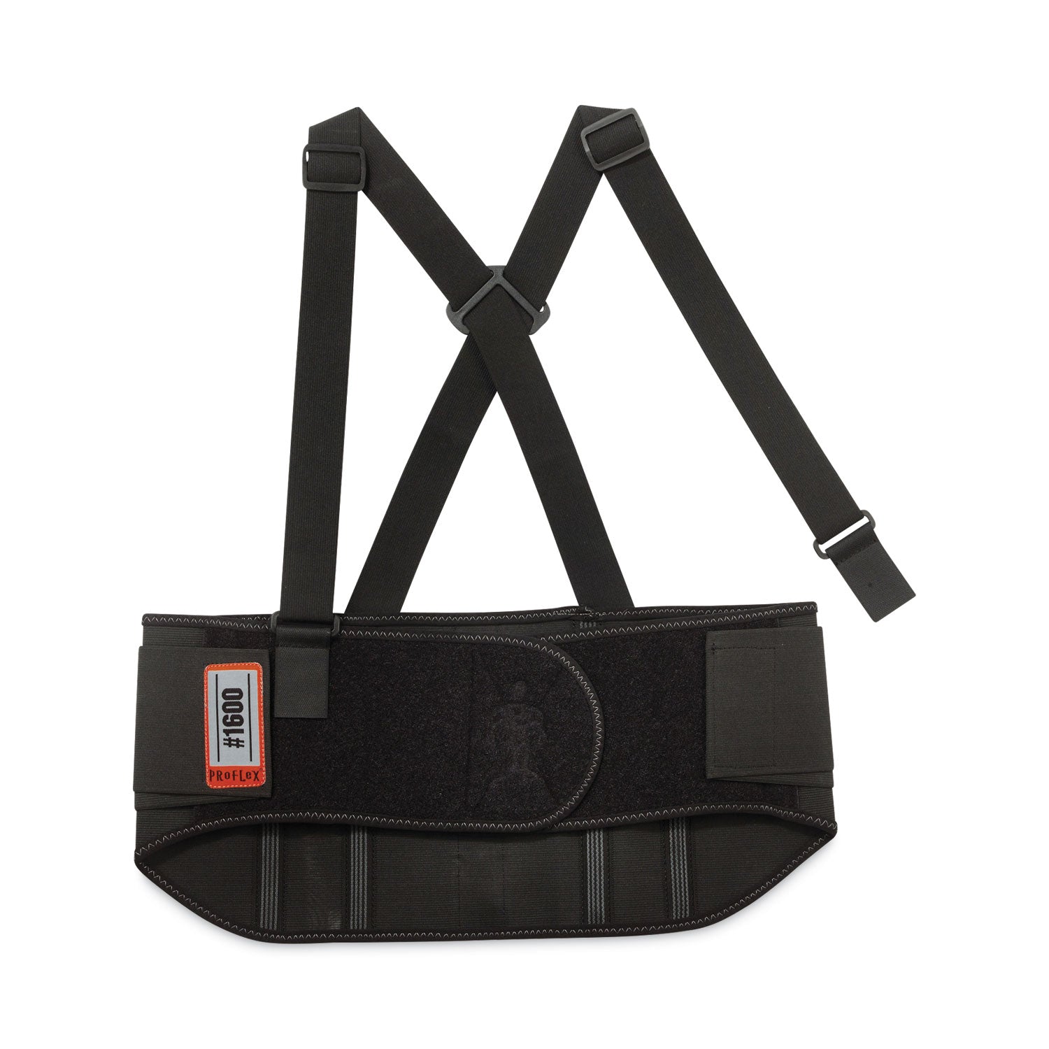 ProFlex 1600 Standard Elastic Back Support Brace, Medium, 30" to 34" Waist, Black, Ships in 1-3 Business Days
