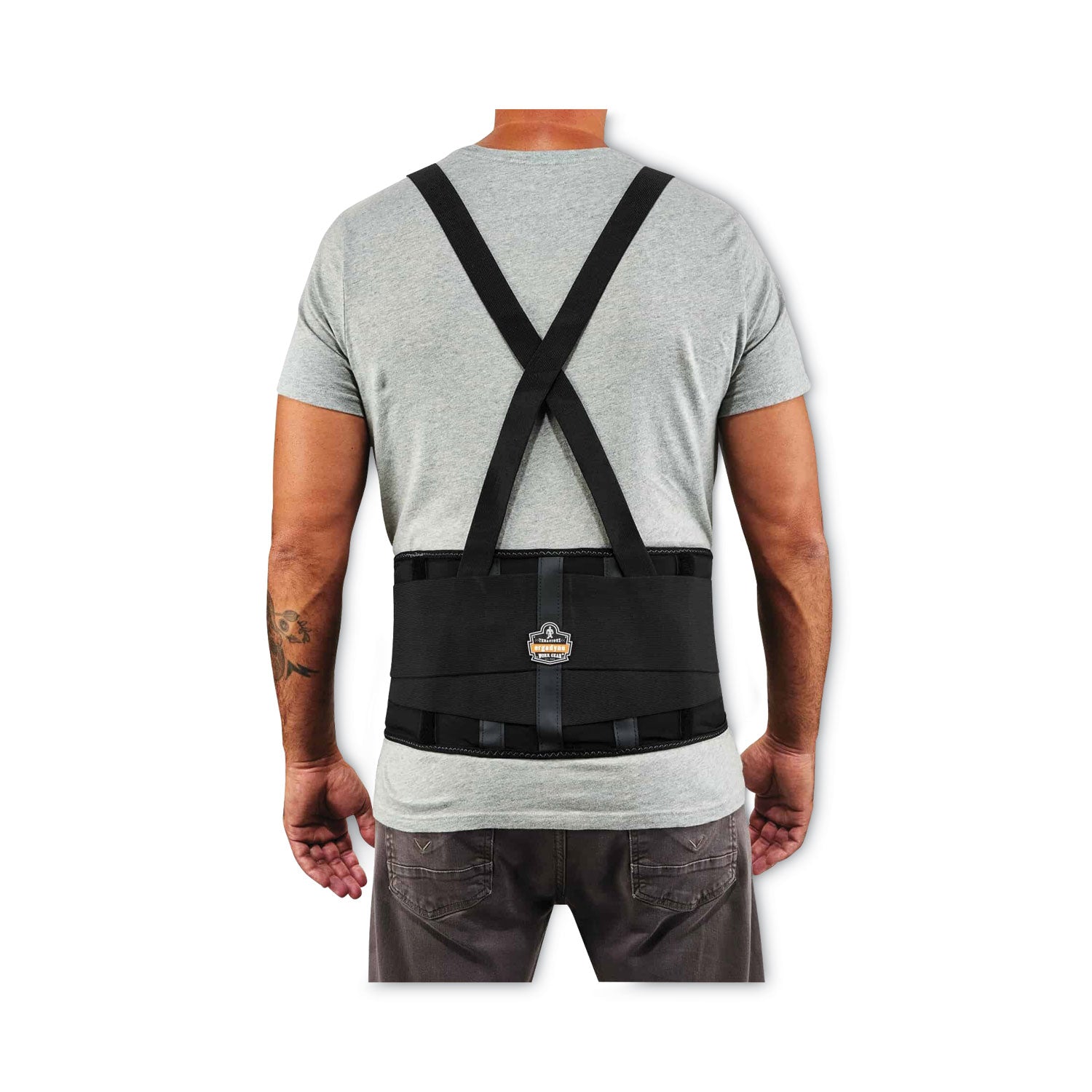 ProFlex 100 Economy Spandex Back Support Brace, 2X-Large, 42" to 46" Waist, Black, Ships in 1-3 Business Days