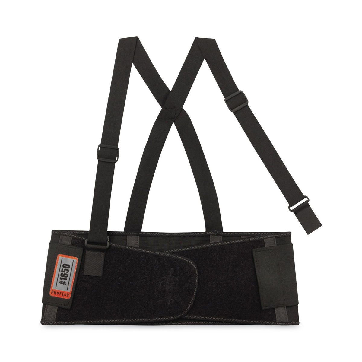 ProFlex 1650 Economy Elastic Back Support Brace, 3X-Large, 46" to 52" Waist, Black, Ships in 1-3 Business Days