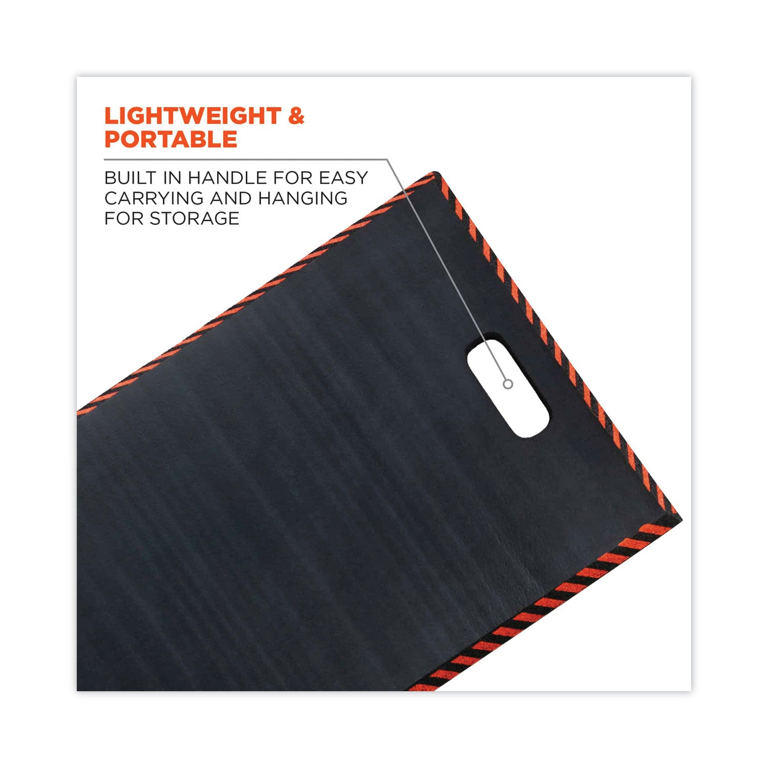 ProFlex 390 XL Foam Kneeling Pad, 1", X-Large, Black, Ships in 1-3 Business Days