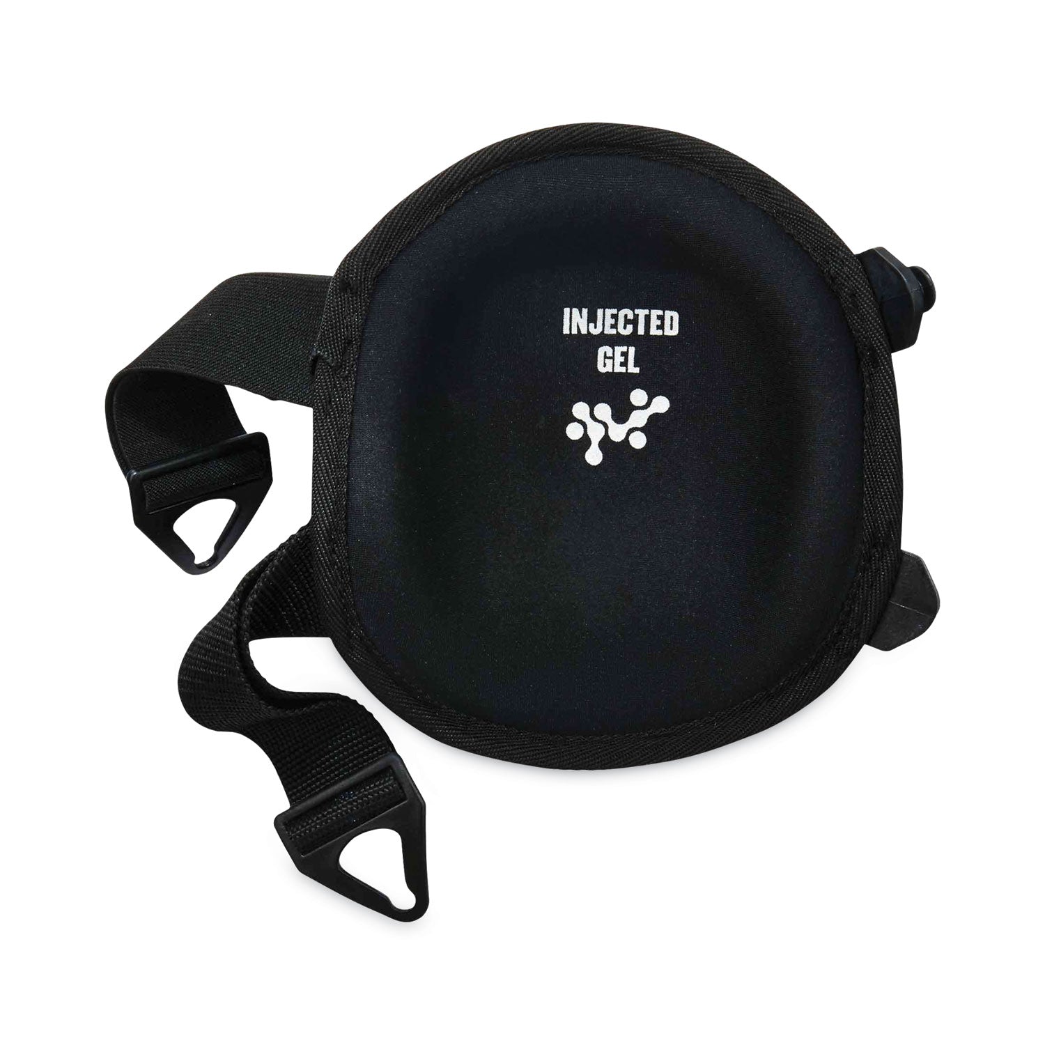 ProFlex 355 Injected Gel Knee Pads, Short Cap, Buckle Closure, One Size Fits Most, Black, Pair, Ships in 1-3 Business Days