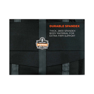 ProFlex 1100SF Standard Spandex Back Support Brace, 3X-Large, 46" to 52" Waist, Black, Ships in 1-3 Business Days