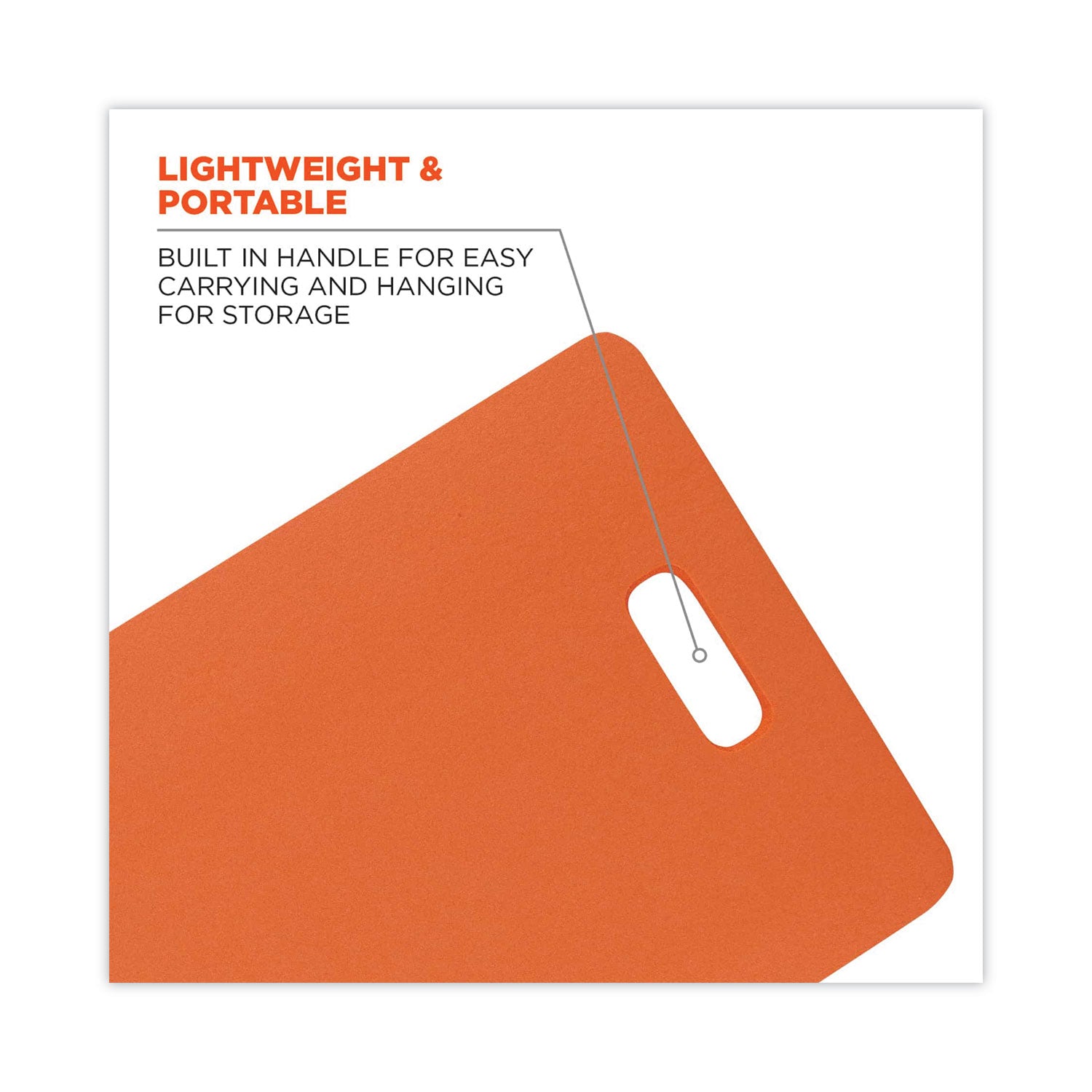 ProFlex 380 Standard Foam Kneeling Pad, 1", Medium, Orange, Ships in 1-3 Business Days