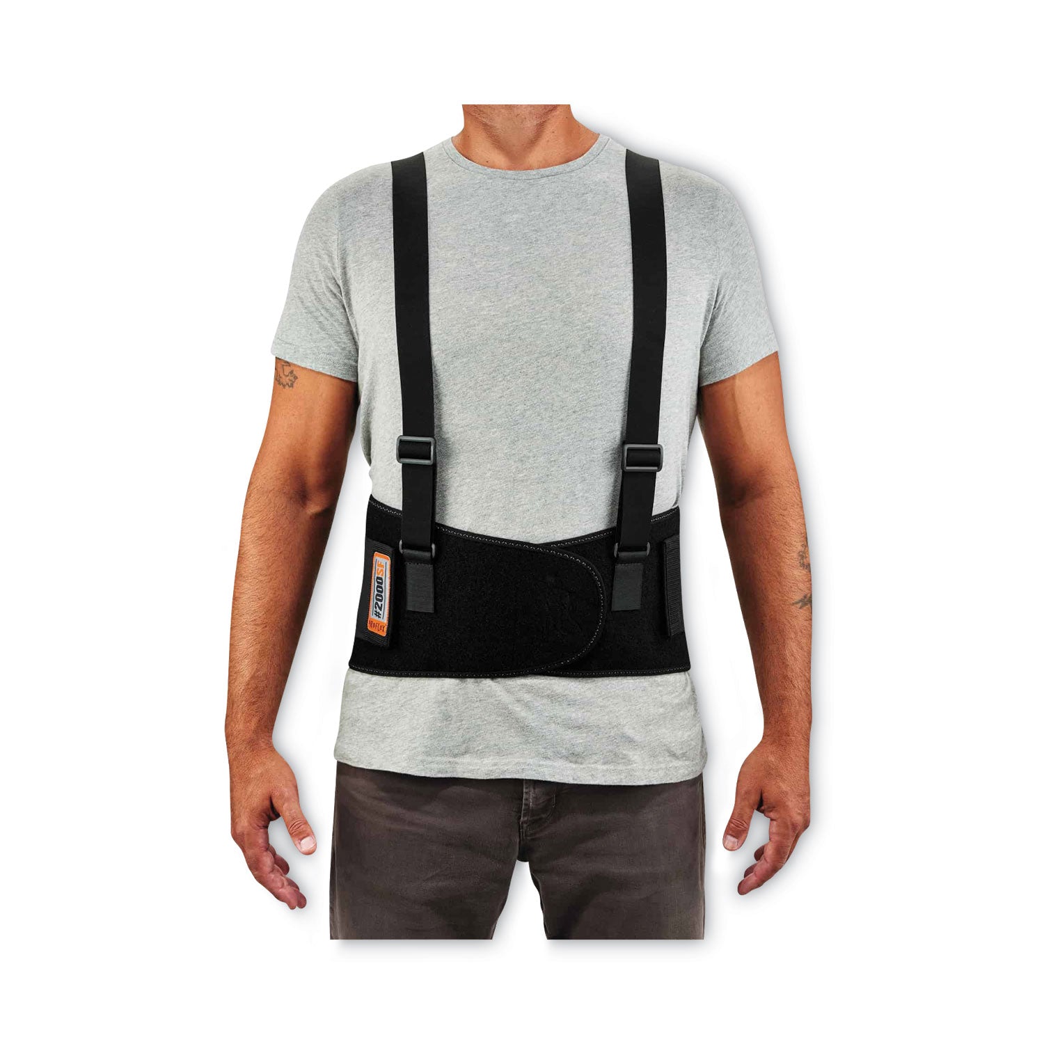 ProFlex 2000SF High-Performance Spandex Back Support Brace, X-Small, 20" to 25" Waist, Black, Ships in 1-3 Business Days