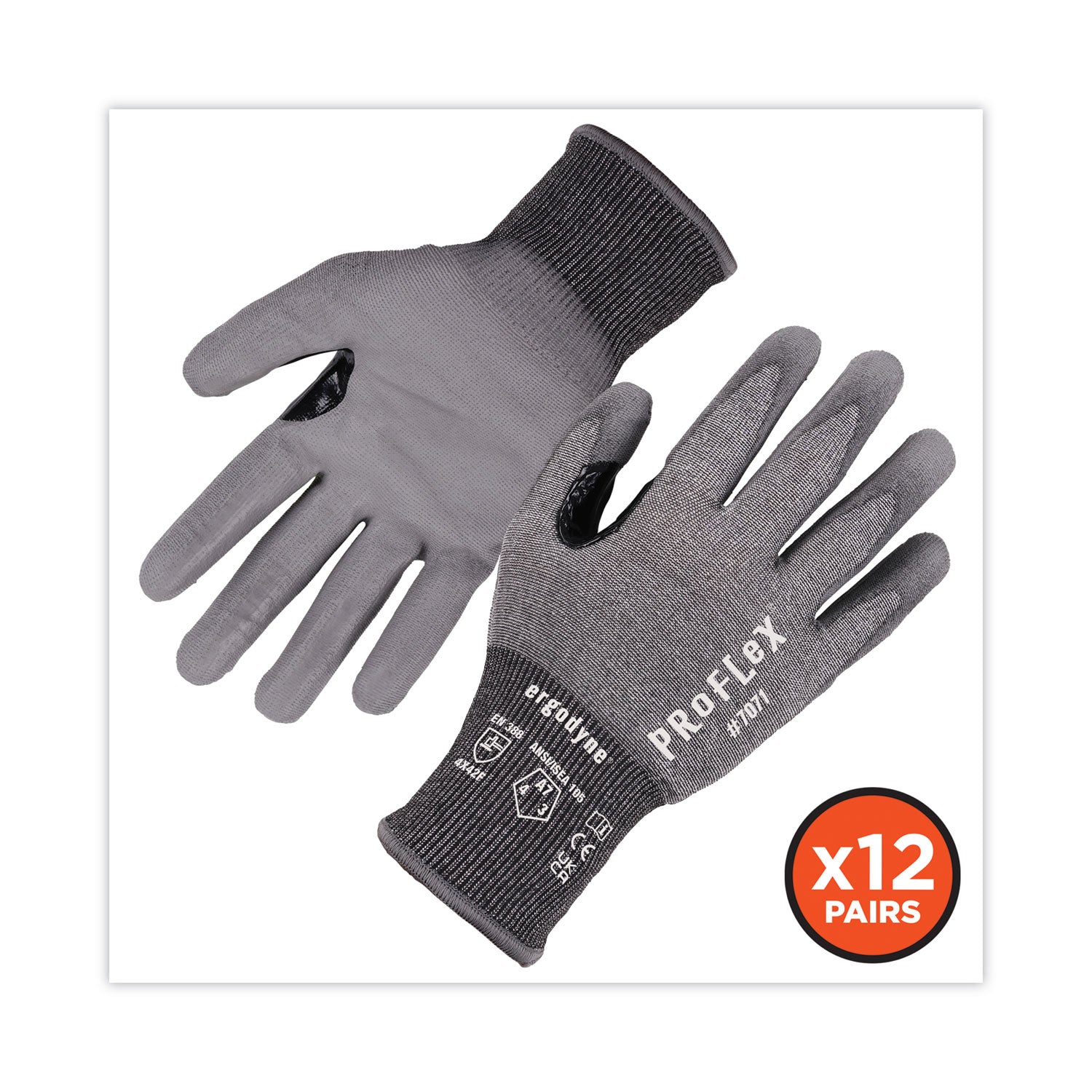 proflex-7071-ansi-a7-pu-coated-cr-gloves-gray-small-12-pairs-pack-ships-in-1-3-business-days_ego18062 - 5