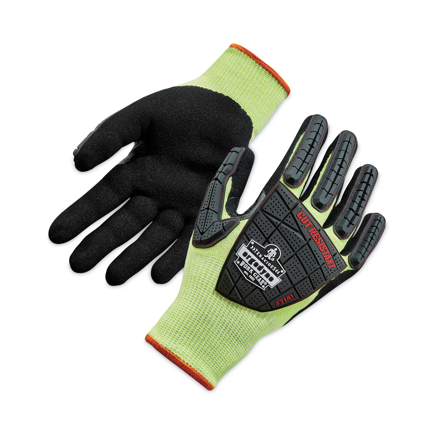 proflex-7141-ansi-a4-dir-nitrile-coated-cr-gloves-lime-2x-large-72-pairs-pack-ships-in-1-3-business-days_ego17836 - 1