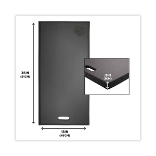 ProFlex 391 XL Foam Kneeling Pad, 0.5", X-Large, Black, Ships in 1-3 Business Days