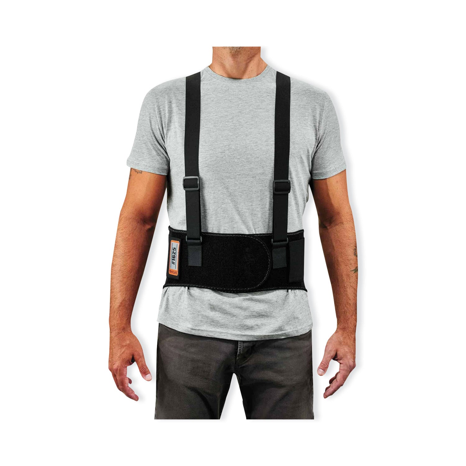 ProFlex 1625 Elastic Back Support Brace, 3X-Large, 46" to 52" Waist, Black, Ships in 1-3 Business Days