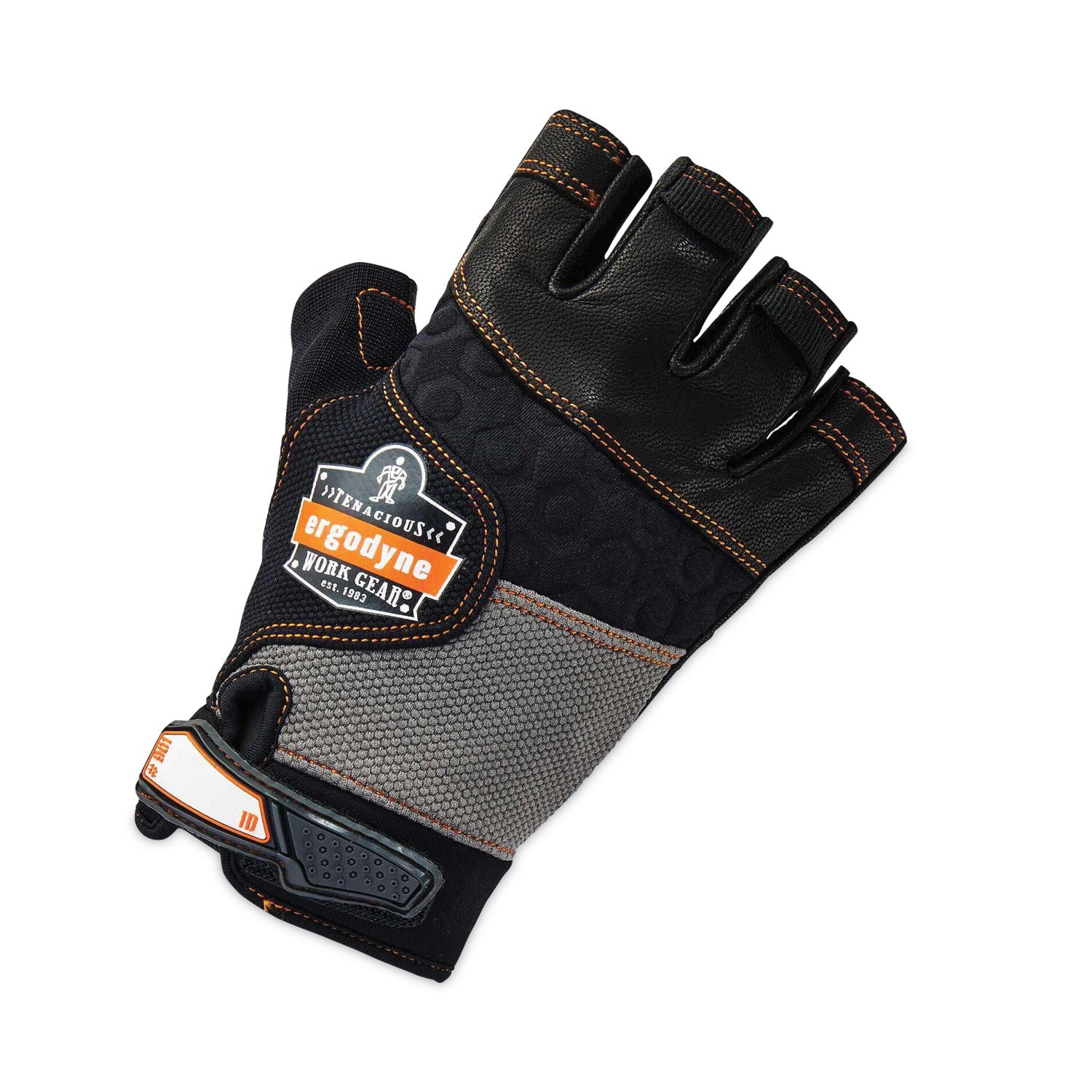 proflex-901-half-finger-leather-impact-gloves-black-small-pair-ships-in-1-3-business-days_ego17782 - 4