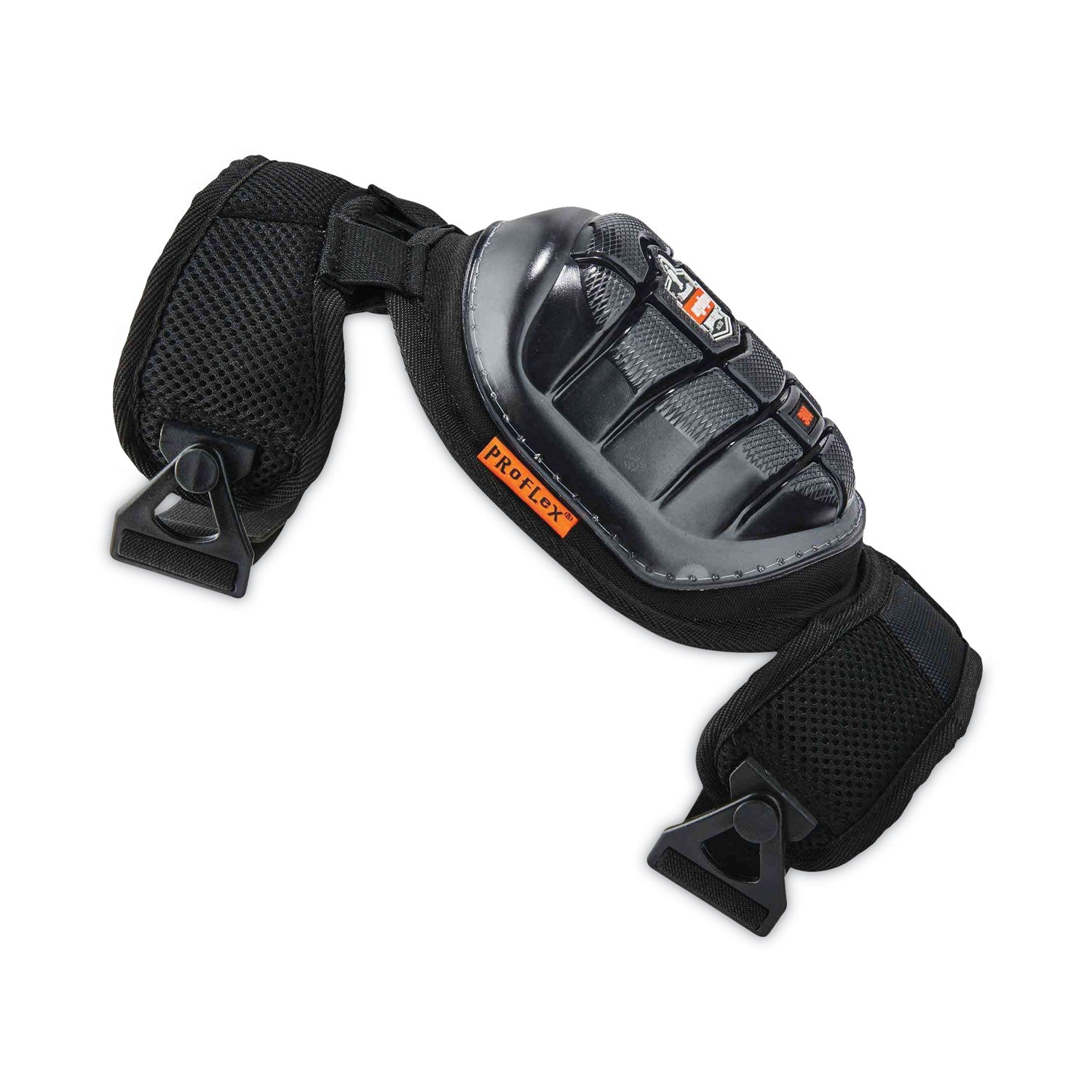 ProFlex 344 Injected Gel Knee Pads With Comfort Straps, Short Cap, Buckle Closure, Black, Pair, Ships in 1-3 Business Days