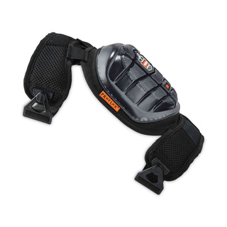 ProFlex 344 Injected Gel Knee Pads With Comfort Straps, Short Cap, Buckle Closure, Black, Pair, Ships in 1-3 Business Days