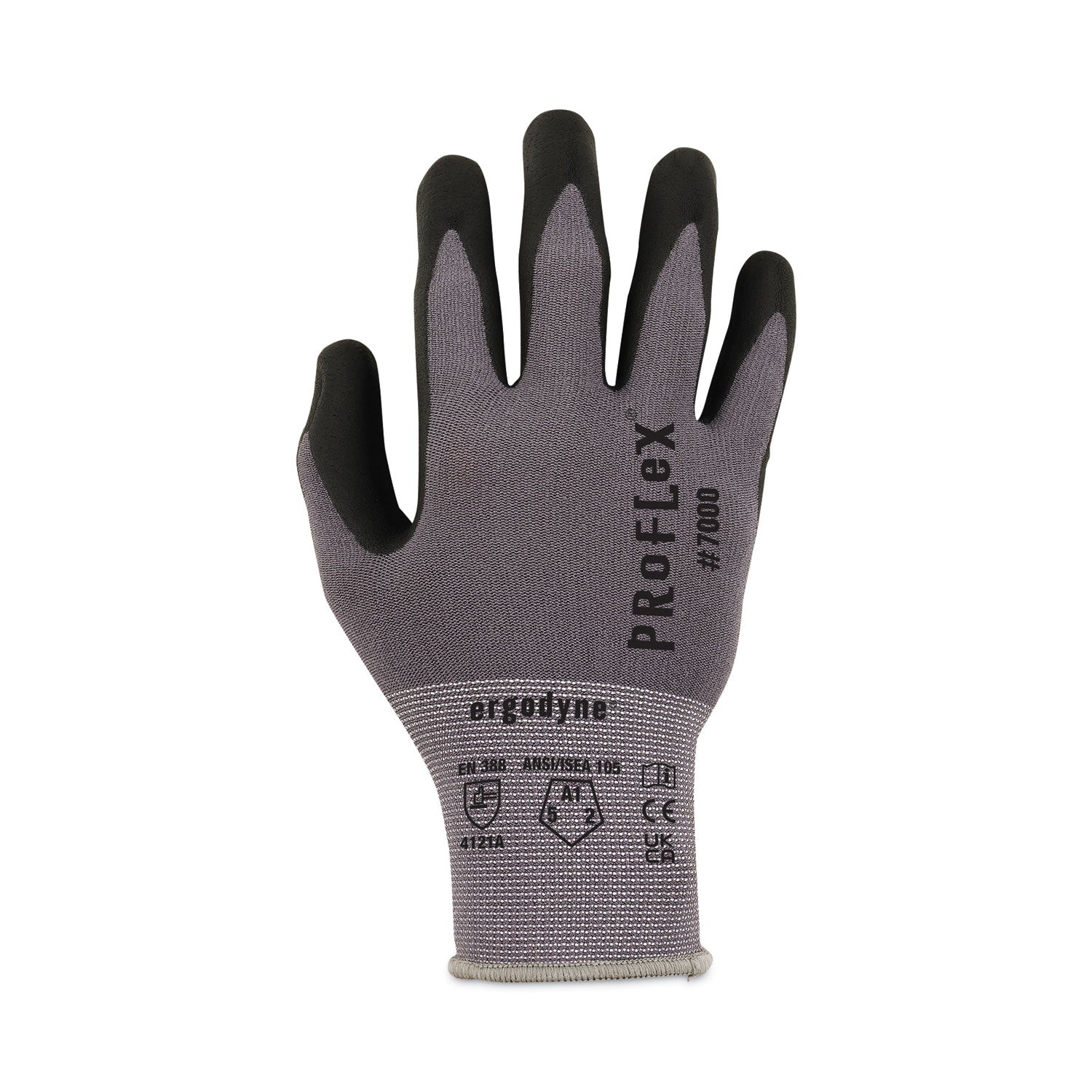 ProFlex 7000 Nitrile-Coated Gloves Microfoam Palm, Gray, Medium, Pair, Ships in 1-3 Business Days
