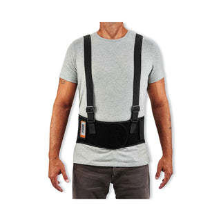 ProFlex 1600 Standard Elastic Back Support Brace, 2X-Large, 42" to 46" Waist, Black, Ships in 1-3 Business Days