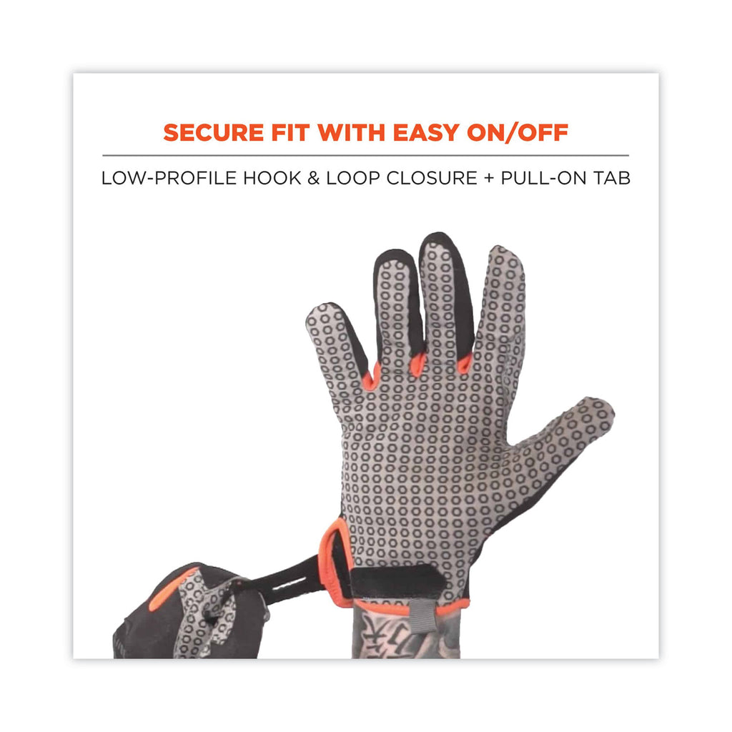 ProFlex 821 Smooth Surface Handling Gloves, Black, Large, Pair, Ships in 1-3 Business Days