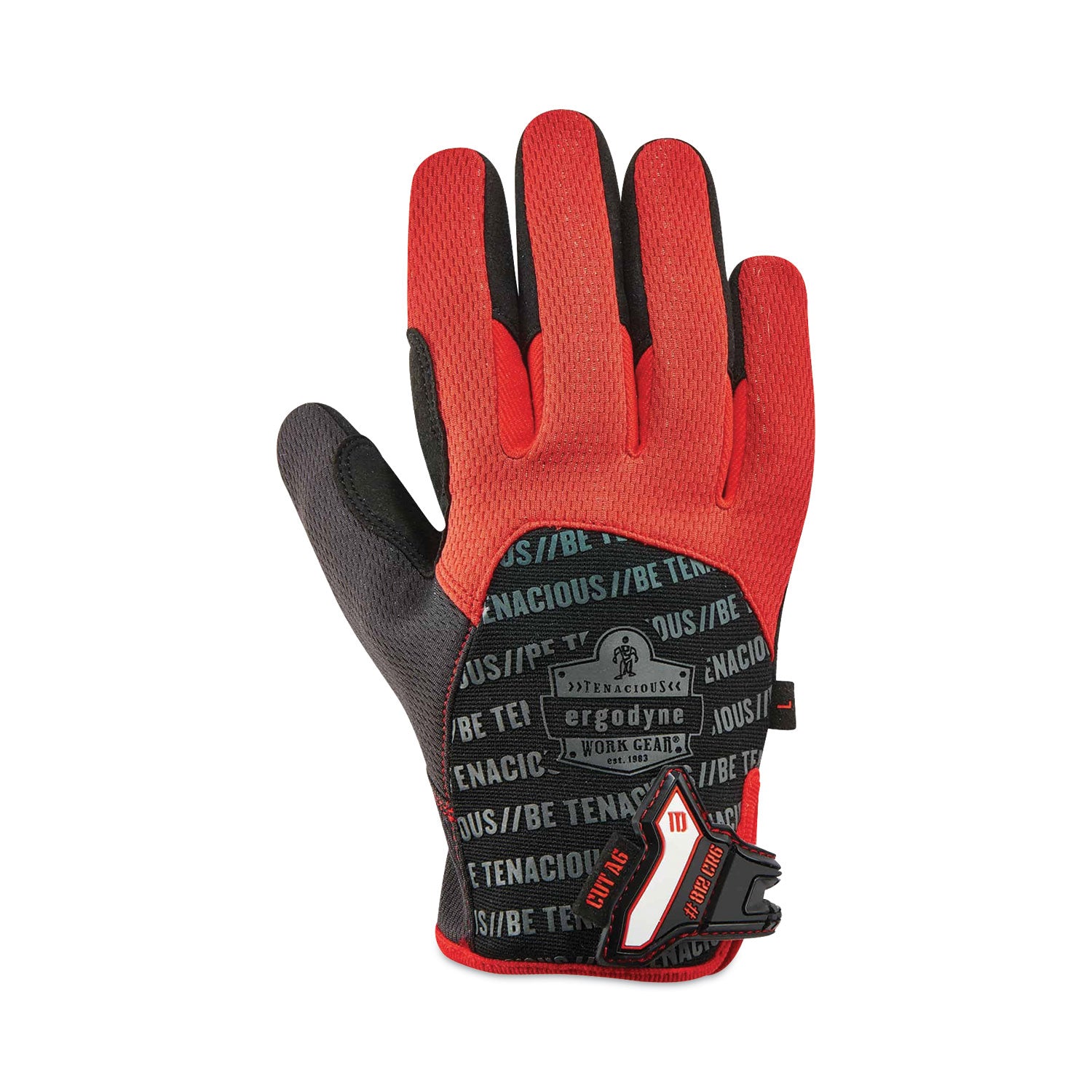 ProFlex 812CR6 ANSI A6 Utility and CR Gloves, Black, Large, Pair, Ships in 1-3 Business Days