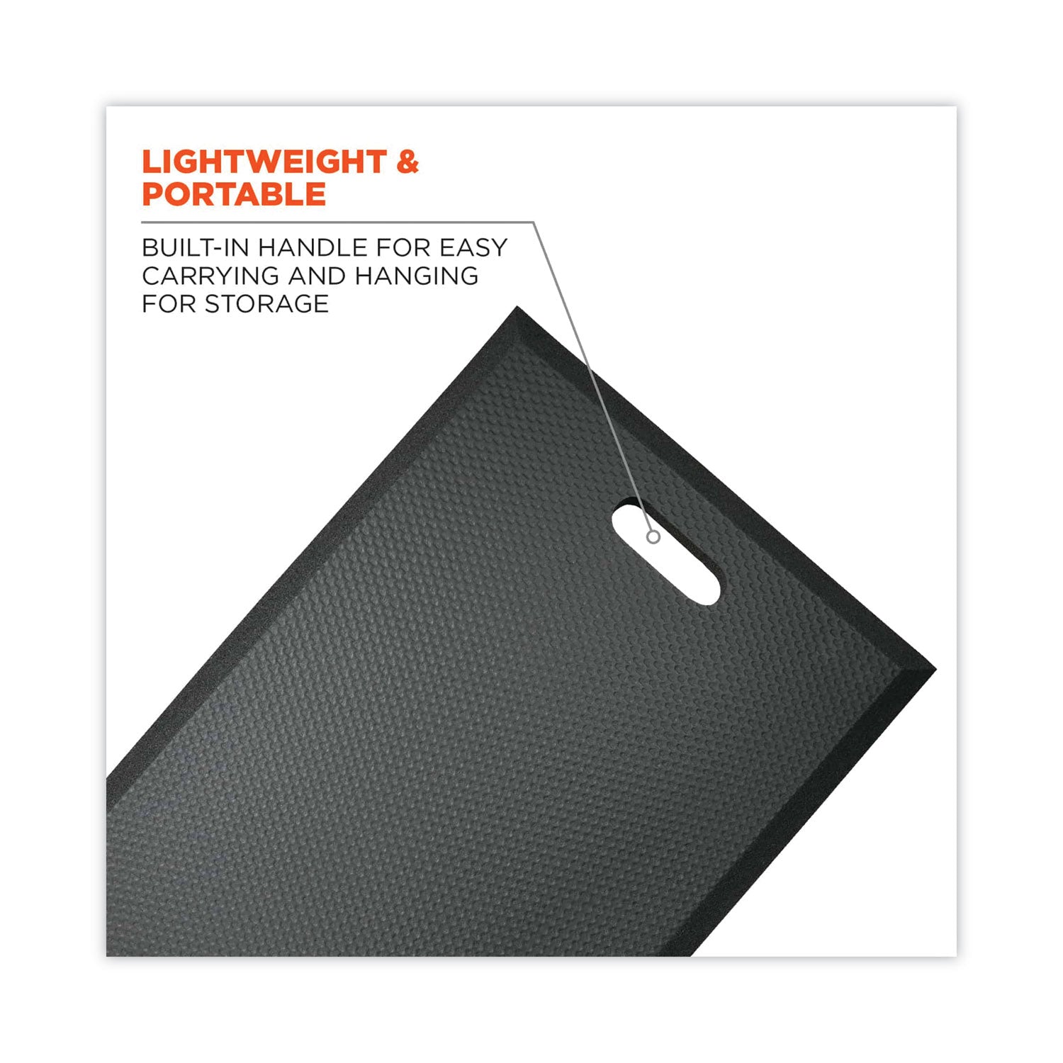 ProFlex 386 Large Foam Kneeling Pad, 0.5", Large, Black, Ships in 1-3 Business Days