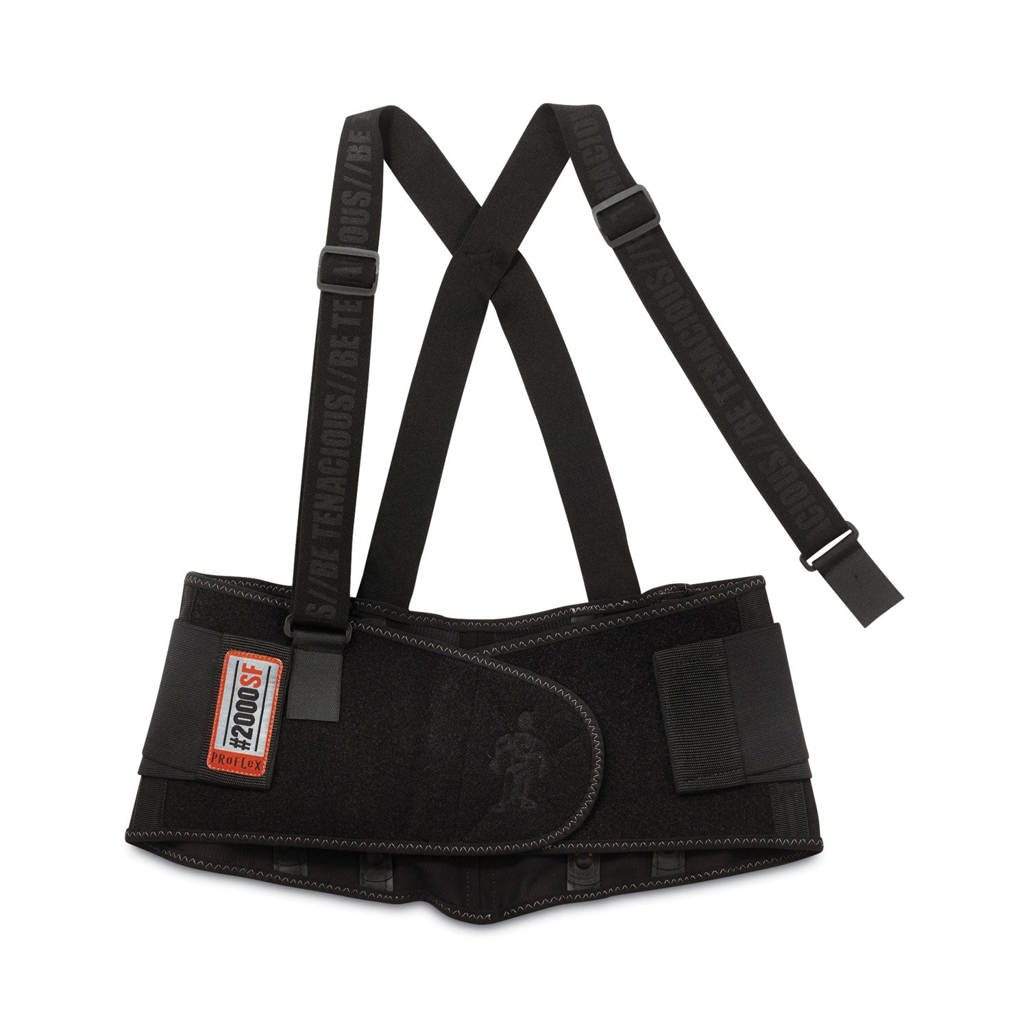 ProFlex 2000SF High-Performance Spandex Back Support Brace, X-Small, 20" to 25" Waist, Black, Ships in 1-3 Business Days - 