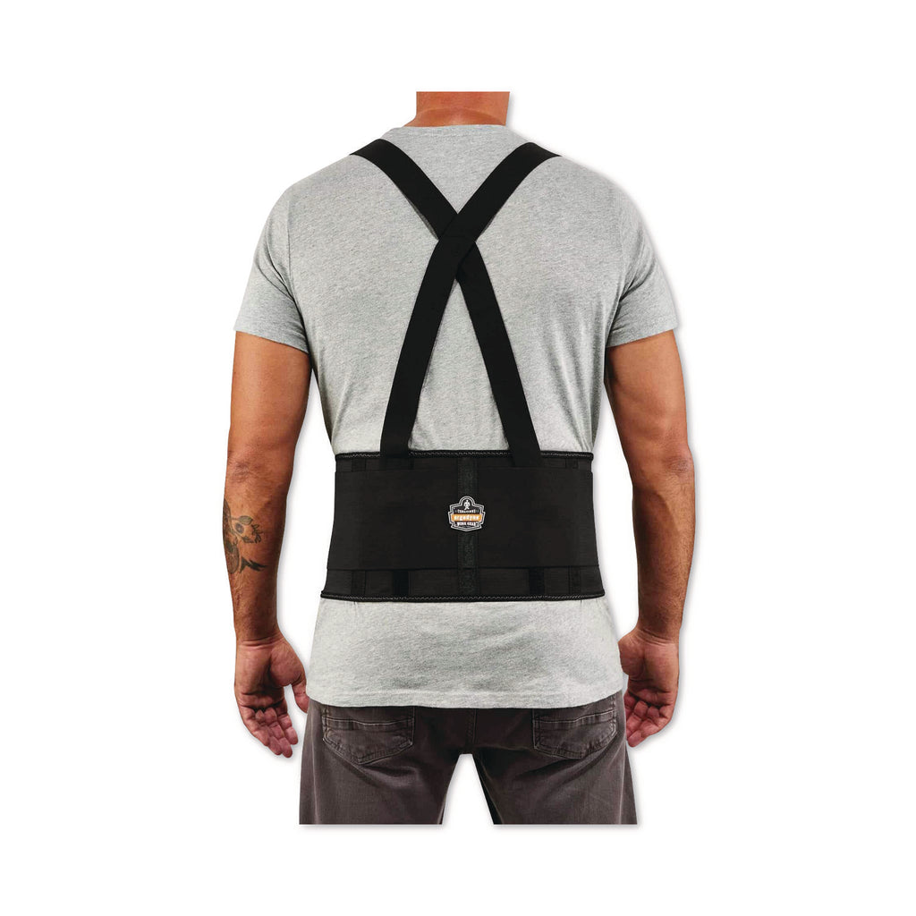 ProFlex 1650 Economy Elastic Back Support Brace, 4X-Large, 52" to 58" Waist, Black, Ships in 1-3 Business Days