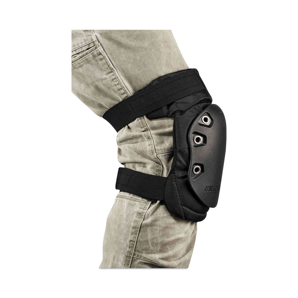 ProFlex 435HL Hinged Gel Knee Pad, Hard Cap, Hook and Loop Closure, One Size, Black, Pair, Ships in 1-3 Business Days
