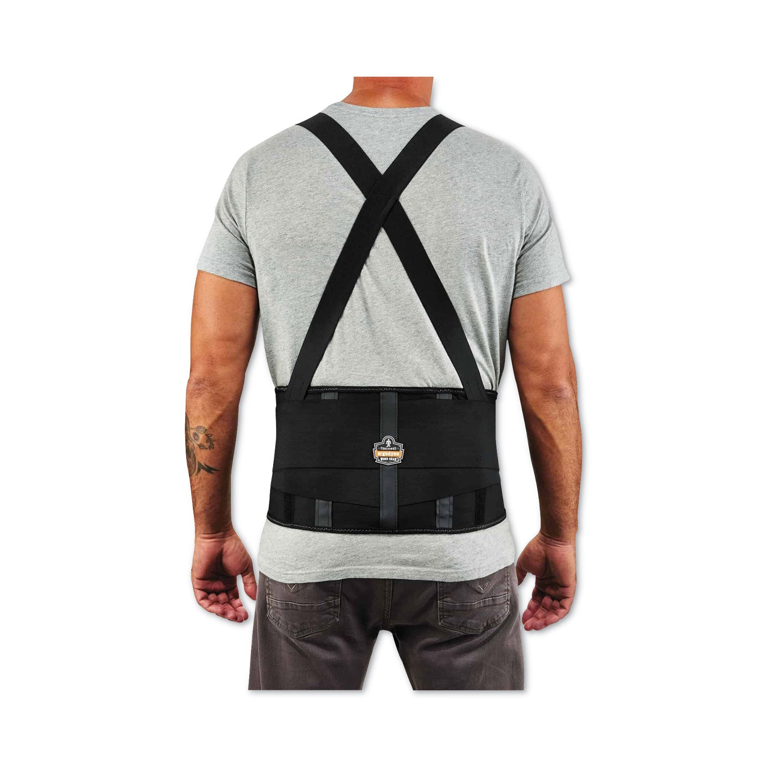 ProFlex 1100SF Standard Spandex Back Support Brace, X-Large, 38" to 42" Waist, Black, Ships in 1-3 Business Days