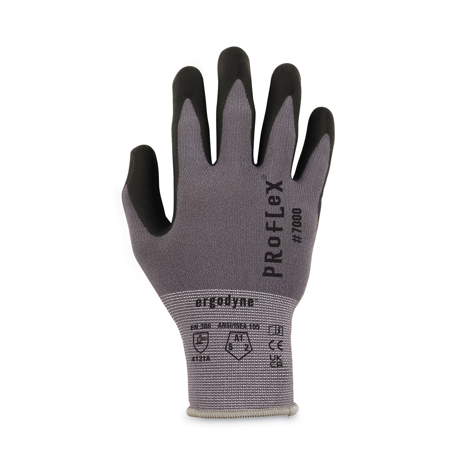 ProFlex 7000 Nitrile-Coated Gloves Microfoam Palm, Gray, Medium, 12 Pairs/Pack, Ships in 1-3 Business Days