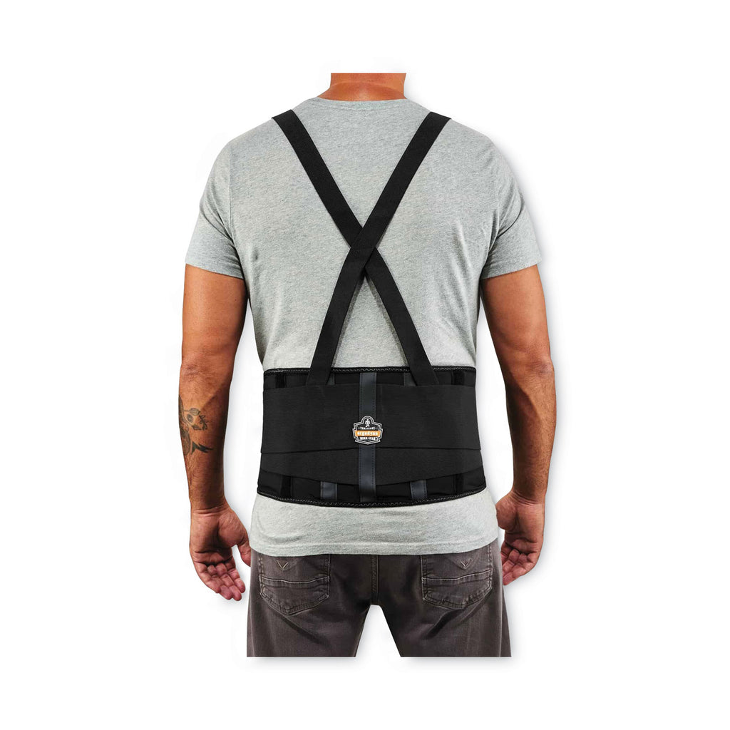 ProFlex 100 Economy Spandex Back Support Brace, Large, 34" to 38" Waist, Black, Ships in 1-3 Business Days