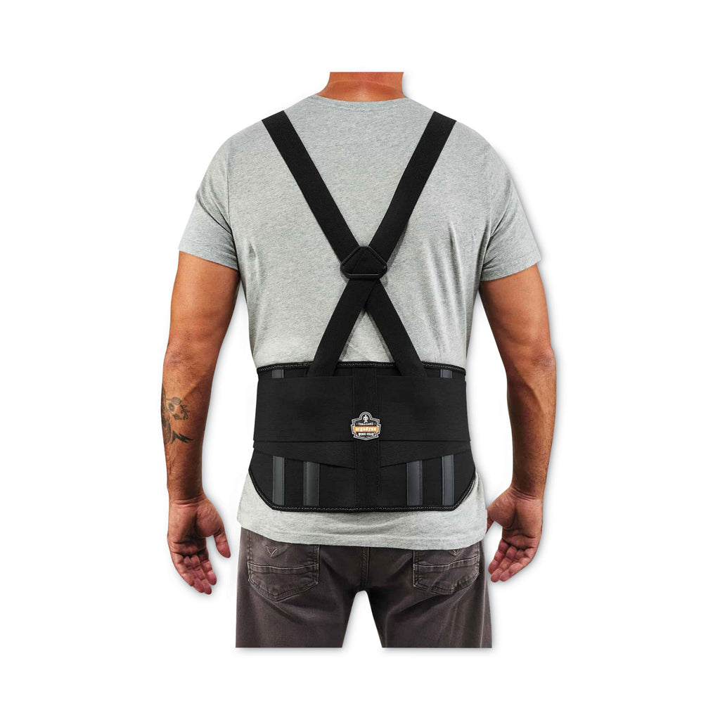 ProFlex 1600 Standard Elastic Back Support Brace, 3X-Large, 46" to 52" Waist, Black, Ships in 1-3 Business Days