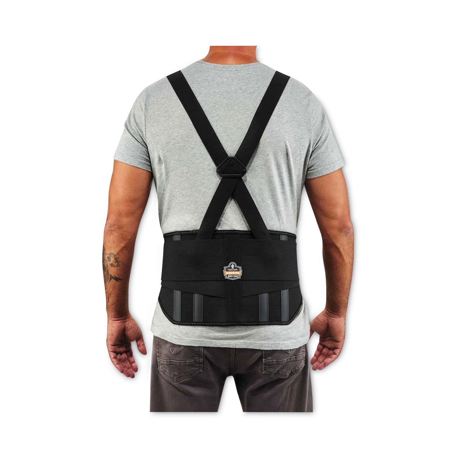 ProFlex 1600 Standard Elastic Back Support Brace, 3X-Large, 46" to 52" Waist, Black, Ships in 1-3 Business Days