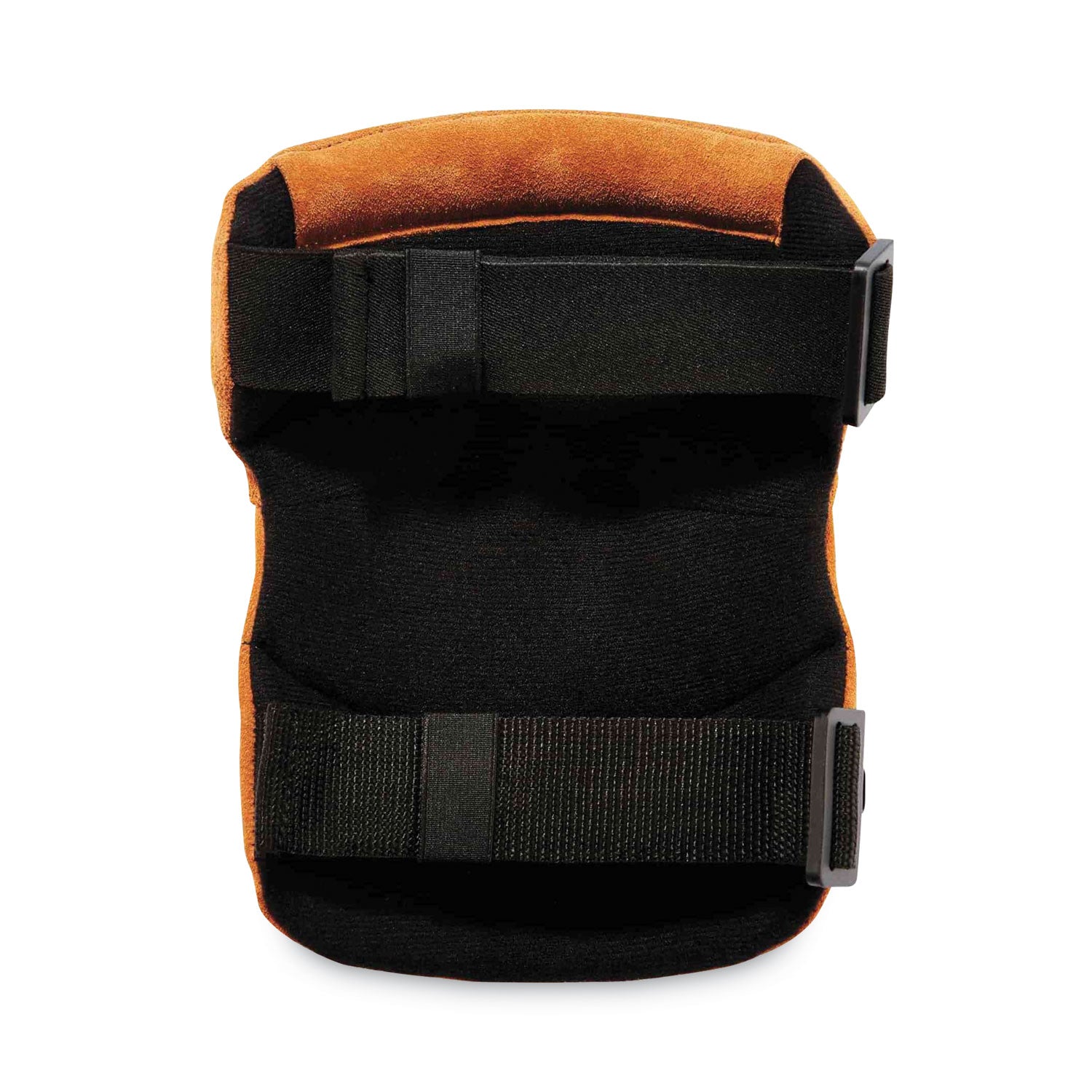 ProFlex 230LTR Leather Knee Pads, Wide Soft Cap, Buckle Closure, One Size Fits Most, Brown, Pair, Ships in 1-3 Business Days