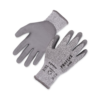 ProFlex 7030 ANSI A3 PU Coated CR Gloves, Gray, Medium, Pair, Ships in 1-3 Business Days