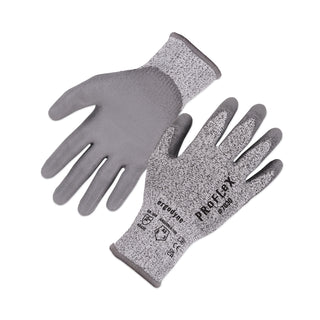 ProFlex 7030 ANSI A3 PU Coated CR Gloves, Gray, Large, Pair, Ships in 1-3 Business Days