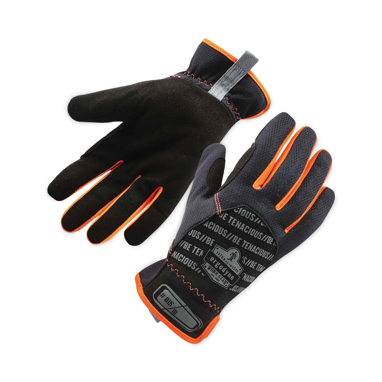 ProFlex 815 QuickCuff Mechanics Gloves, Black, 2X-Large, Pair, Ships in 1-3 Business Days - 1