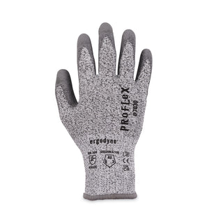 ProFlex 7030 ANSI A3 PU Coated CR Gloves, Gray, Small, Pair, Ships in 1-3 Business Days