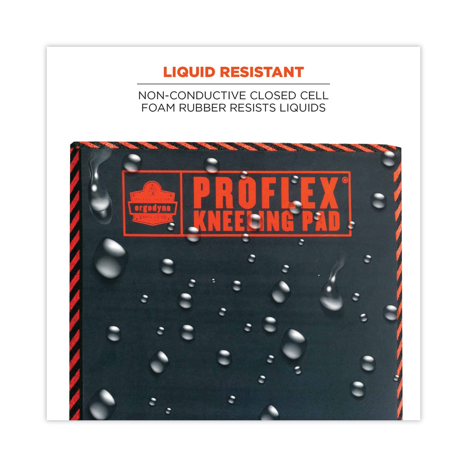 ProFlex 390 XL Foam Kneeling Pad, 1", X-Large, Black, Ships in 1-3 Business Days