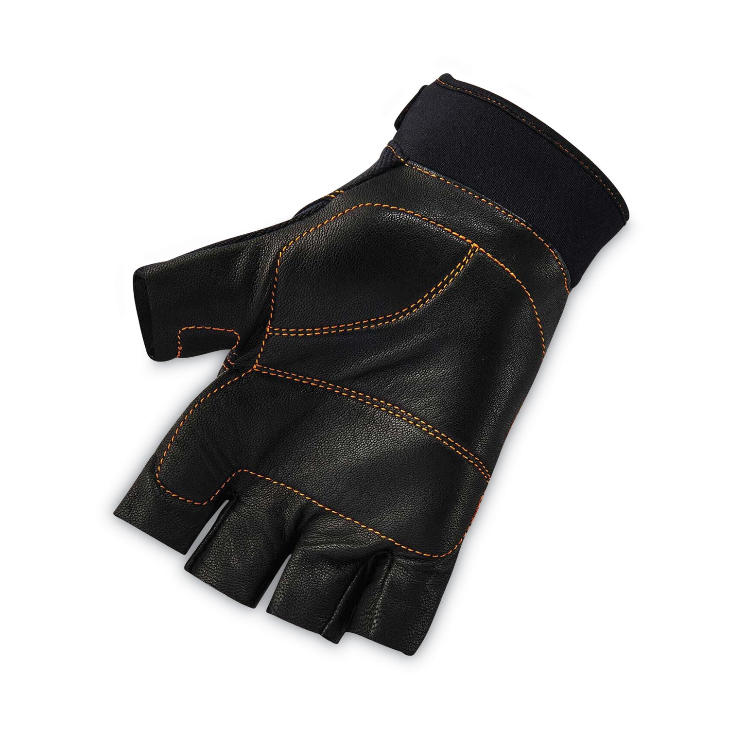 proflex-901-half-finger-leather-impact-gloves-black-2x-large-pair-ships-in-1-3-business-days_ego17786 - 4