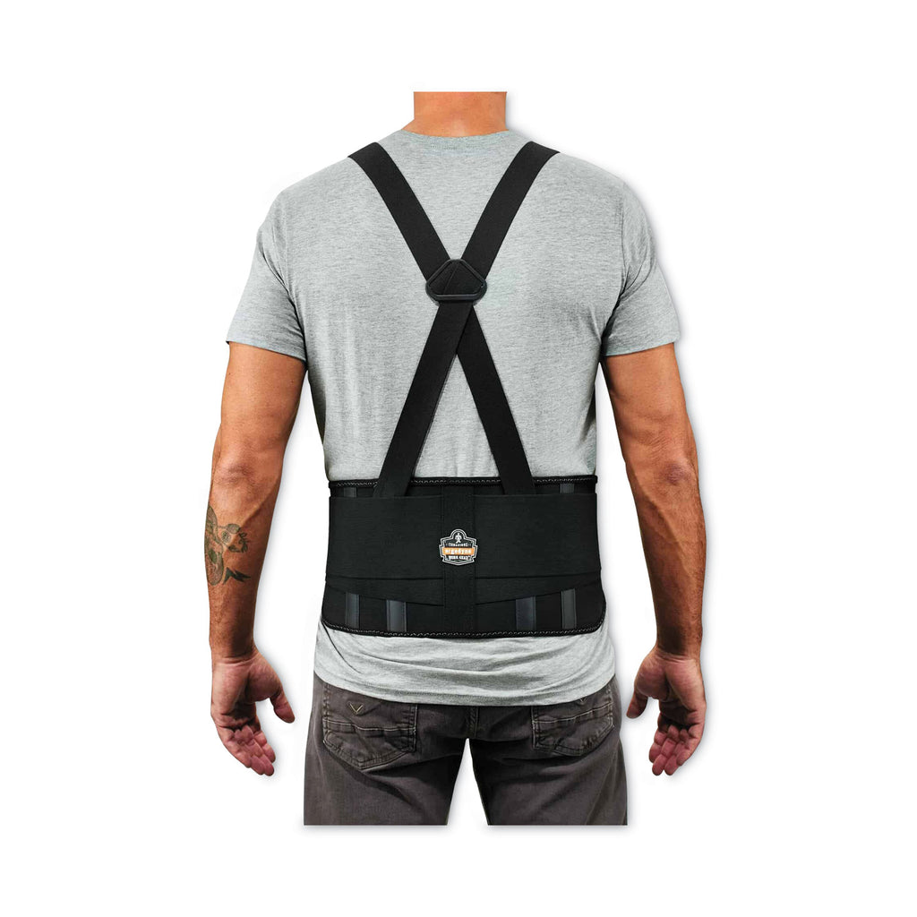 ProFlex 1625 Elastic Back Support Brace, Small, 25" to 30" Waist, Black, Ships in 1-3 Business Days