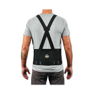 ProFlex 1625 Elastic Back Support Brace, Small, 25" to 30" Waist, Black, Ships in 1-3 Business Days