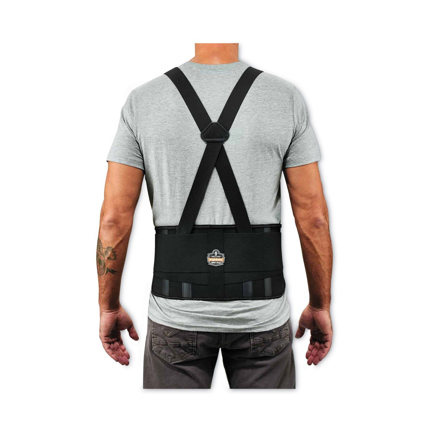 ProFlex 1625 Elastic Back Support Brace, Small, 25" to 30" Waist, Black, Ships in 1-3 Business Days