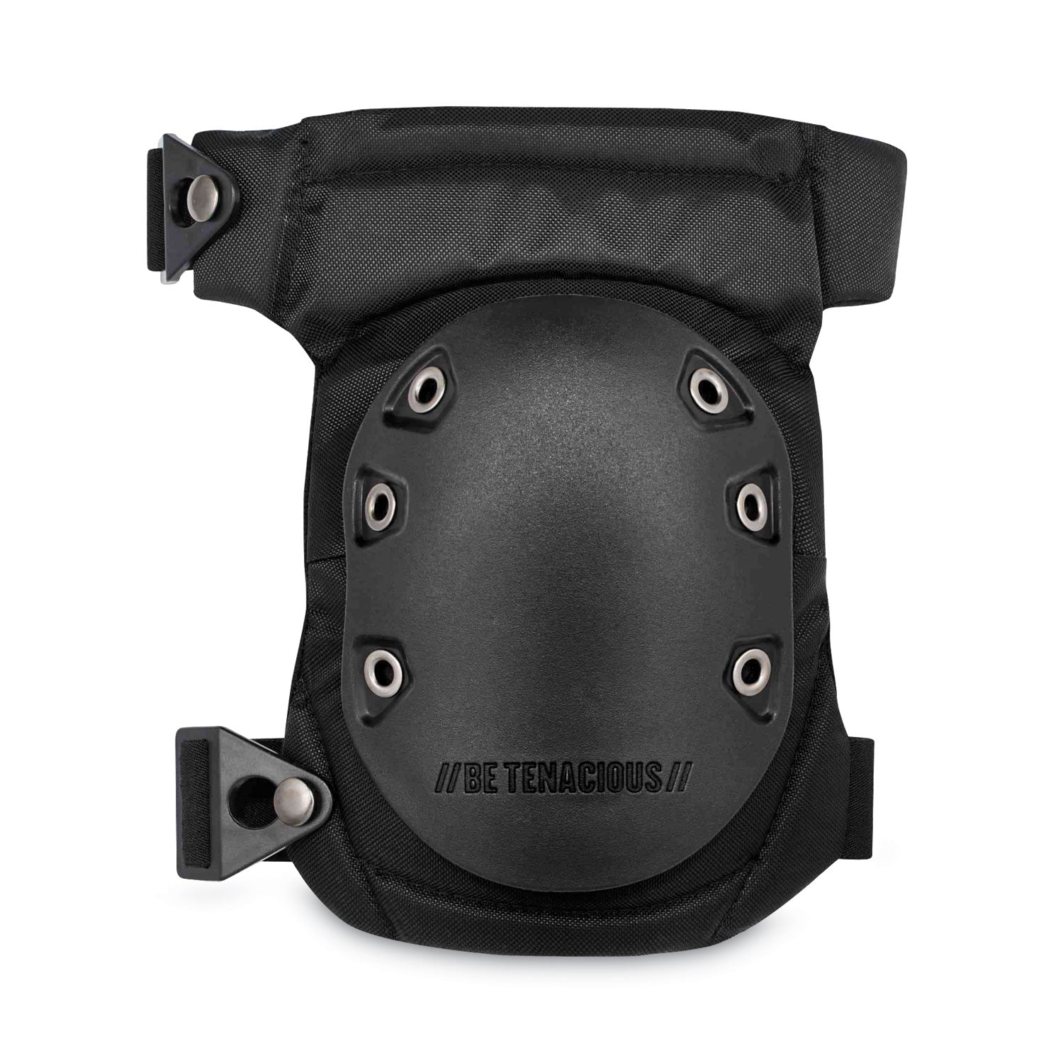 ProFlex 435 Hinged Gel Knee Pad With Buckles, Hard Cap, Buckle Closure, One Size, Black, Pair, Ships in 1-3 Business Days