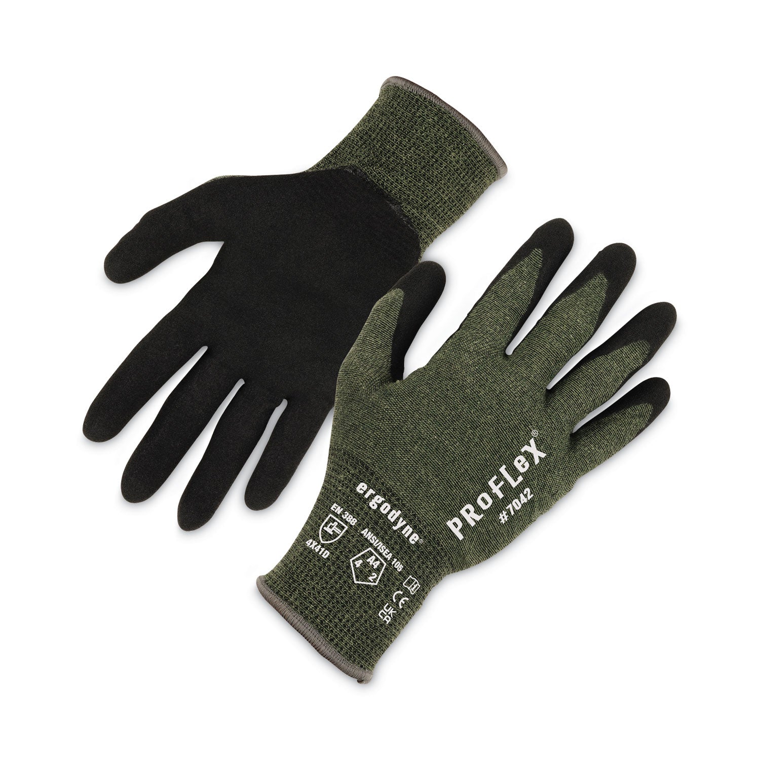 proflex-7042-ansi-a4-nitrile-coated-cr-gloves-green-2x-large-pair-ships-in-1-3-business-days_ego10346 - 7