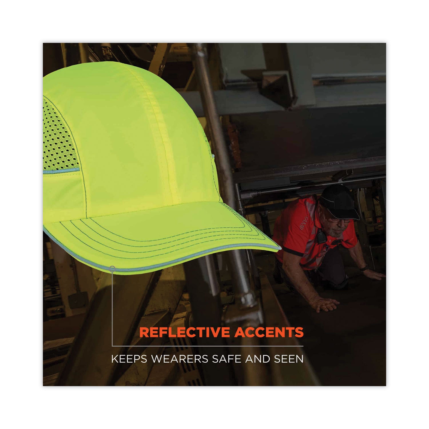 skullerz-8950-bump-cap-hat-long-brim-lime-ships-in-1-3-business-days_ego23335 - 8