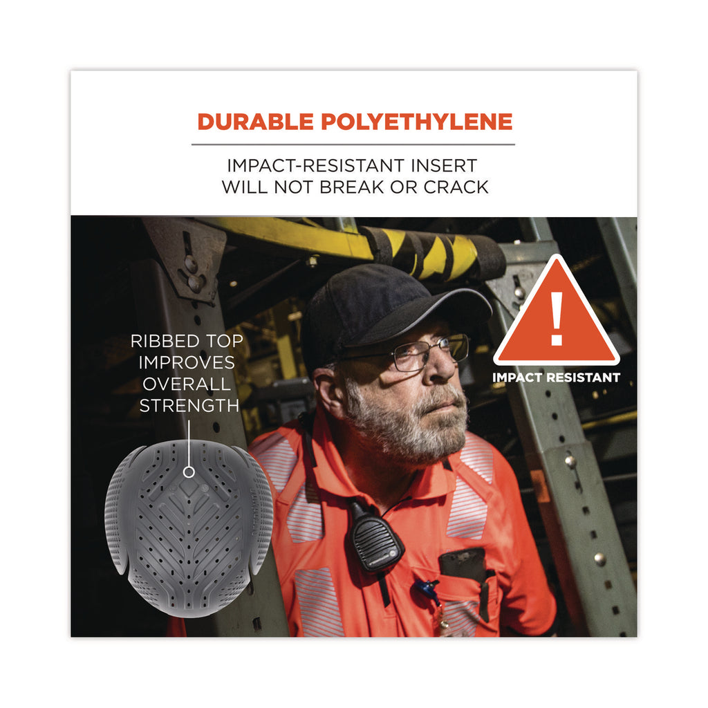Skullerz 8945F(x) Universal Bump Cap Insert - Extra Venting, Charcoal, Ships in 1-3 Business Days
